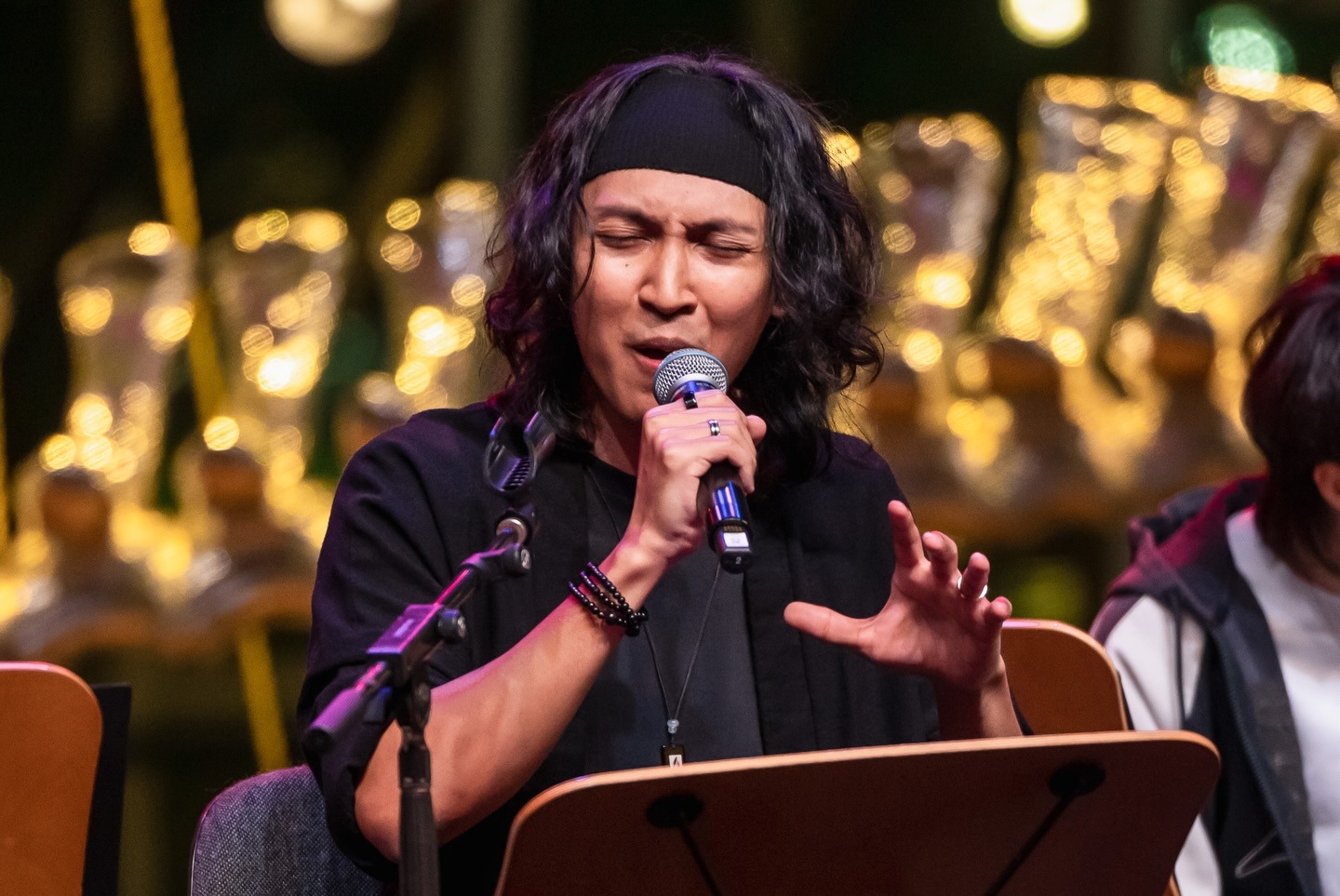 ARUHI performing live at Esplanade Concourse, March 2026